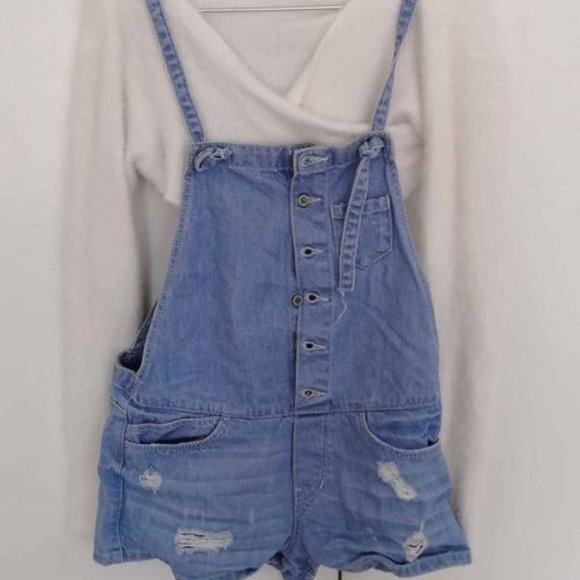 Super cool denim TTD overall for big girl or woman - Picture 2 of 4